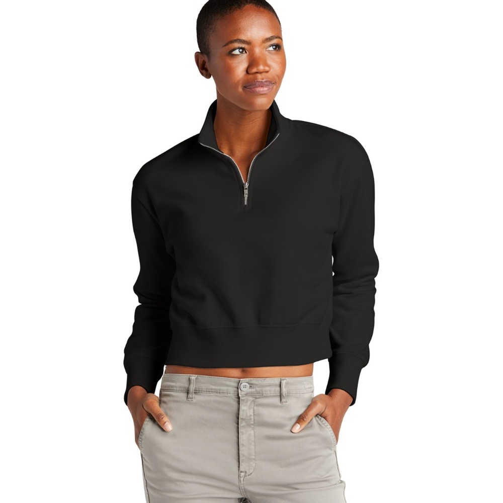 District Black Quarter-Zip Sweatshirt